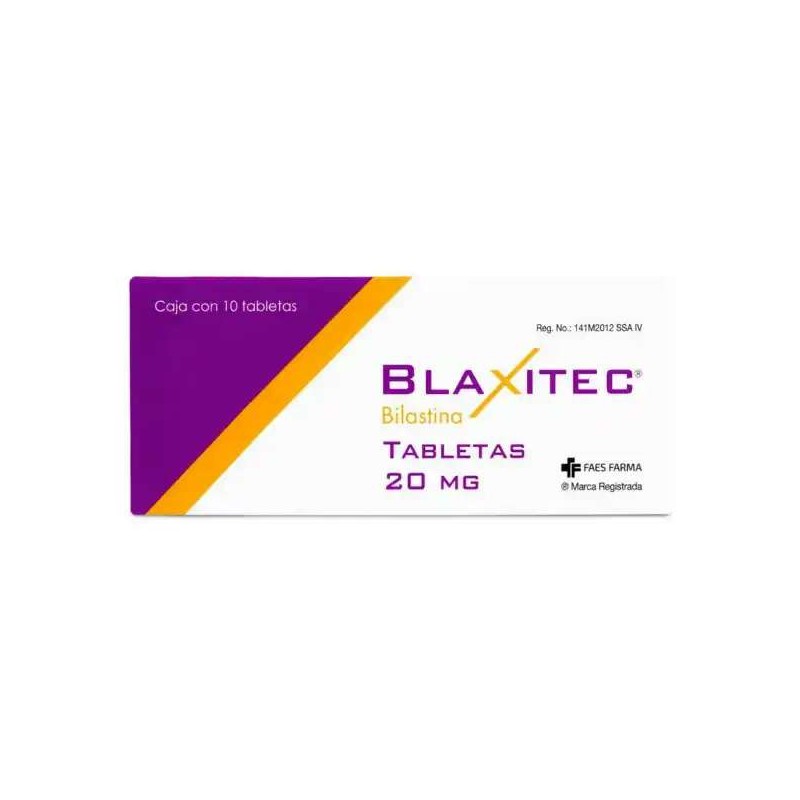Blaxitec 20 Mg 10 Tabletas