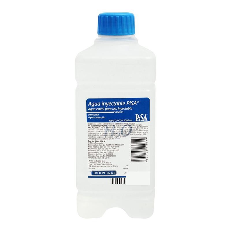 Agua Inyectable