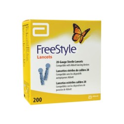 Lancetas Freestyle Calibre 28