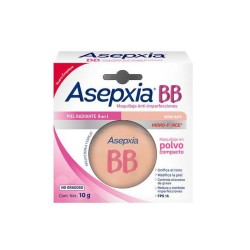 Asepxia polvo para maquillaje Tono canela