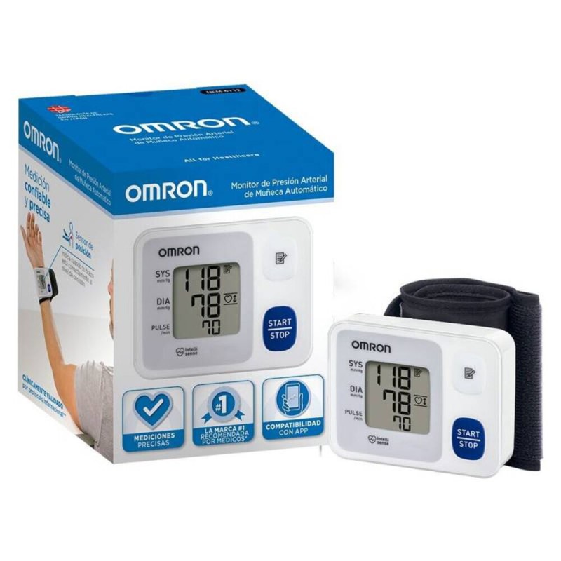 Monitor De Presión Arterial De Muñeca Automático Omron Hem-6124