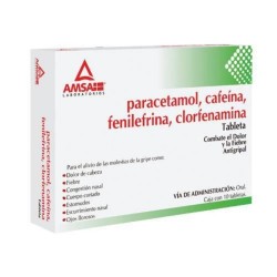 Paracetamol, Cafeína, Fenilefrina, Clorfenamina