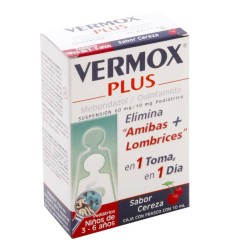 Vermox Plus Pediátrico cereza